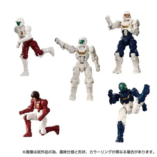 DA-107 Dia-Nauts and Female Member Version 2.0 Set of 5 | Diaclone Reboot