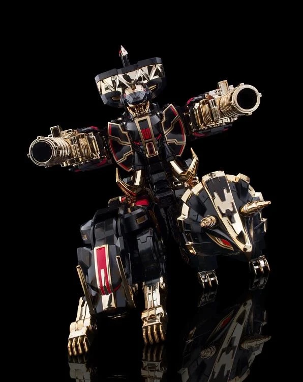 Megazord Black Limited Version Model Kit | Mighty Morphin Power Rangers Furai Model | Flame Toys