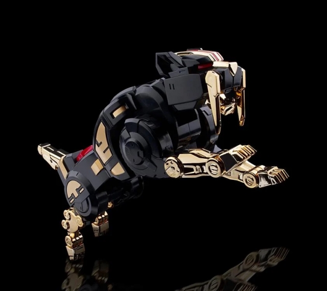 Megazord Black Limited Version Model Kit | Mighty Morphin Power Rangers Furai Model | Flame Toys