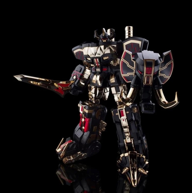Megazord Black Limited Version Model Kit | Mighty Morphin Power Rangers Furai Model | Flame Toys