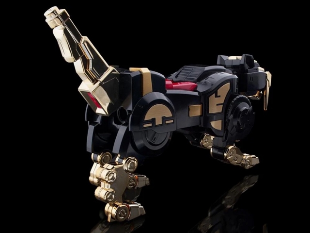 Megazord Black Limited Version Model Kit | Mighty Morphin Power Rangers Furai Model | Flame Toys