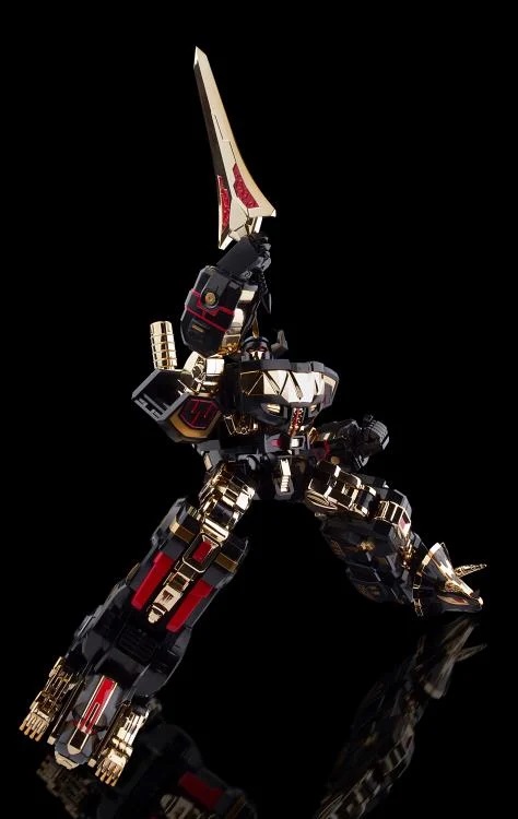 Megazord Black Limited Version Model Kit | Mighty Morphin Power Rangers Furai Model | Flame Toys