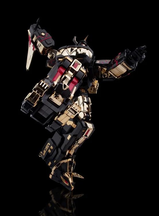 Megazord Black Limited Version Model Kit | Mighty Morphin Power Rangers Furai Model | Flame Toys
