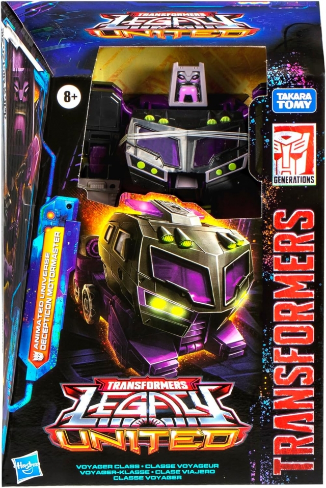 Animated Universe Decepticon Motormaster Legacy Voyager Class | Transformers Generations Legacy