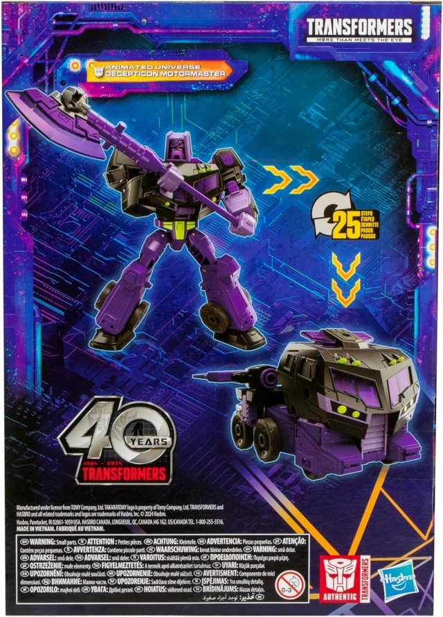 Animated Universe Decepticon Motormaster Legacy Voyager Class | Transformers Generations Legacy
