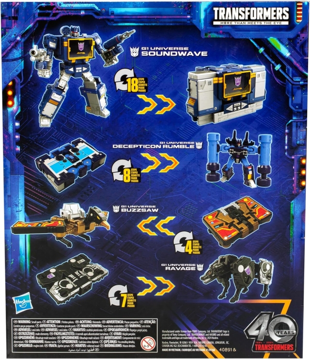 G1 Universe Soundwave Voyager Class | Transformers: Legacy United