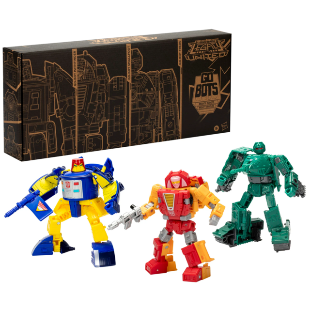 Go-Bots Guardians 3 Pack Exclusive Deluxe Class | Transformers: Legacy United Generations Selects