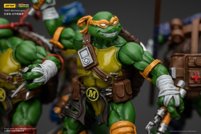 Michelangelo 1/18 Scale | Teenage Mutant Ninja Turtles | Joy Toy