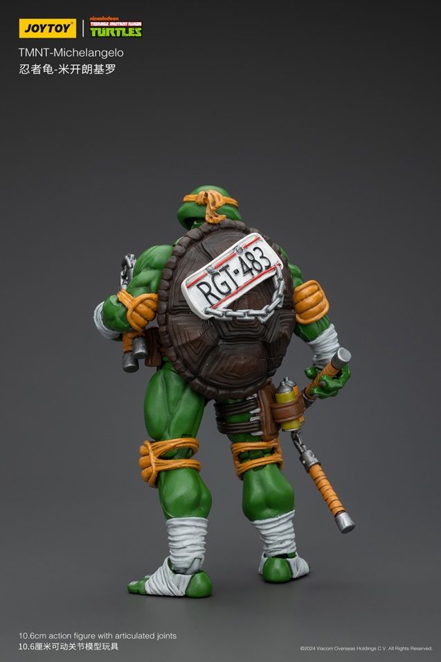 Michelangelo 1/18 Scale | Teenage Mutant Ninja Turtles | Joy Toy