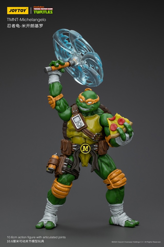 Michelangelo 1/18 Scale | Teenage Mutant Ninja Turtles | Joy Toy