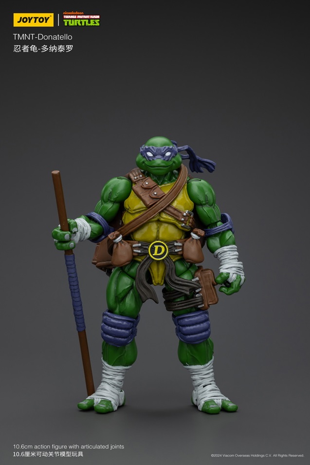 Donatello 1/18 Scale | Teenage Mutant Ninja Turtles | Joy Toy