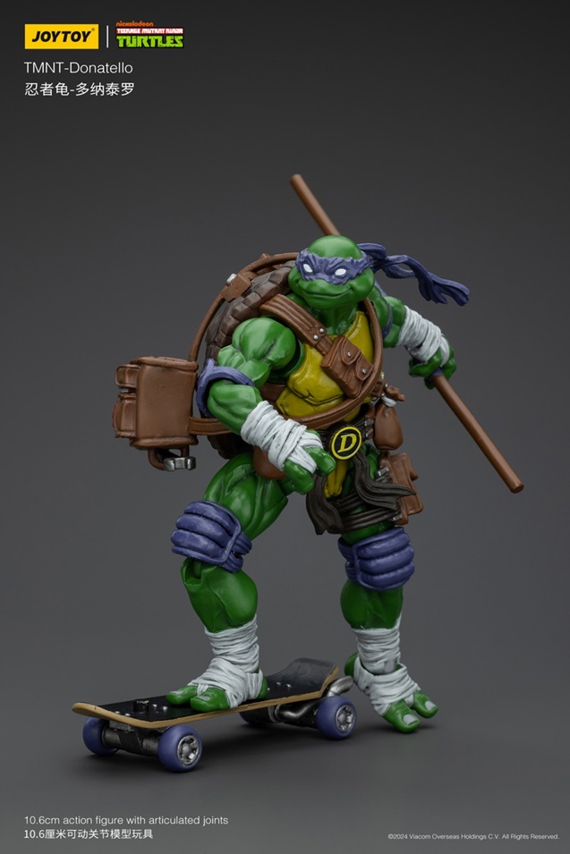 Donatello 1/18 Scale | Teenage Mutant Ninja Turtles | Joy Toy