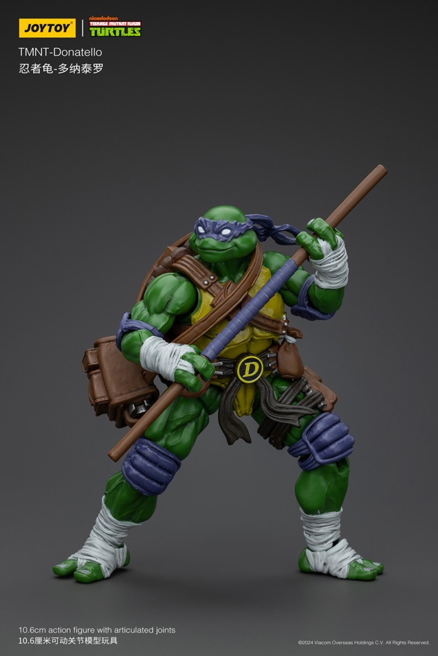 Donatello 1/18 Scale | Teenage Mutant Ninja Turtles | Joy Toy