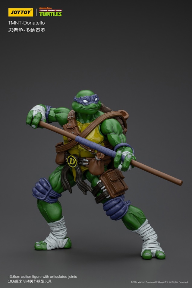 Donatello 1/18 Scale | Teenage Mutant Ninja Turtles | Joy Toy
