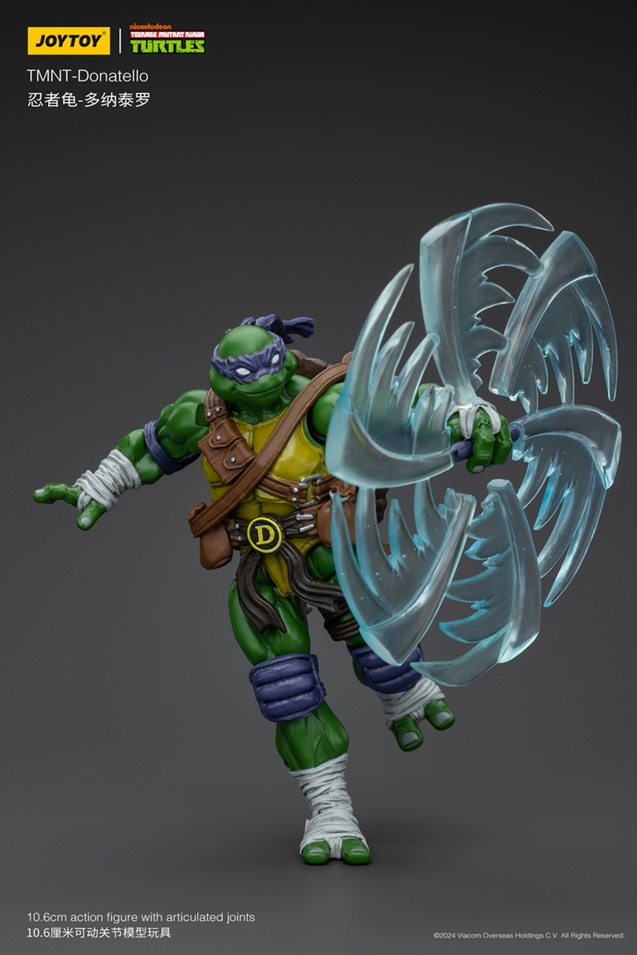Donatello 1/18 Scale | Teenage Mutant Ninja Turtles | Joy Toy