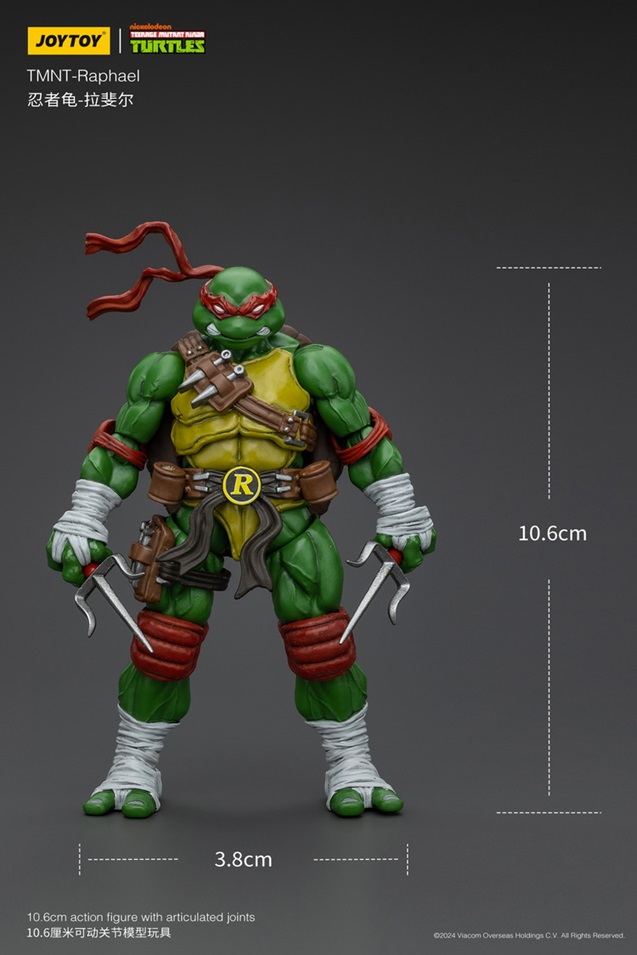 Raphael 1/18 Scale | Teenage Mutant Ninja Turtles | Joy Toy