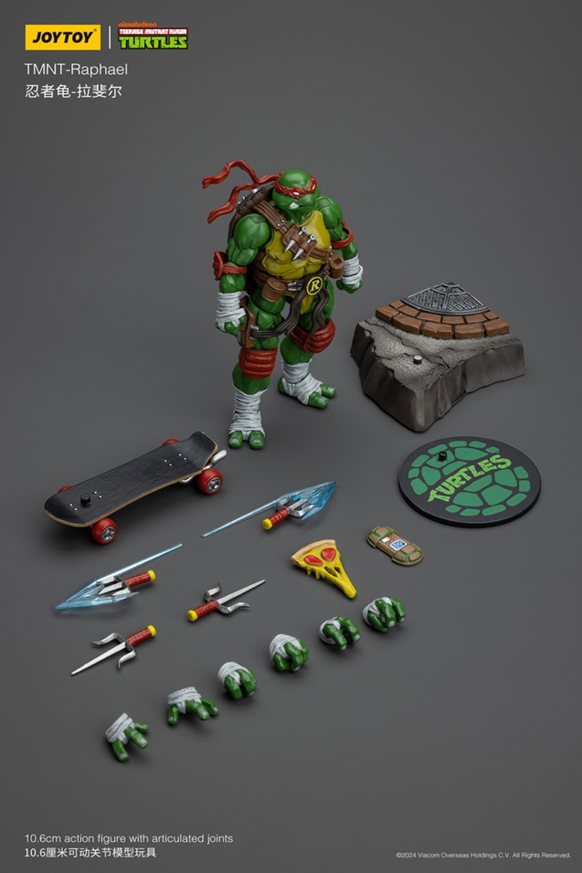Raphael 1/18 Scale | Teenage Mutant Ninja Turtles | Joy Toy