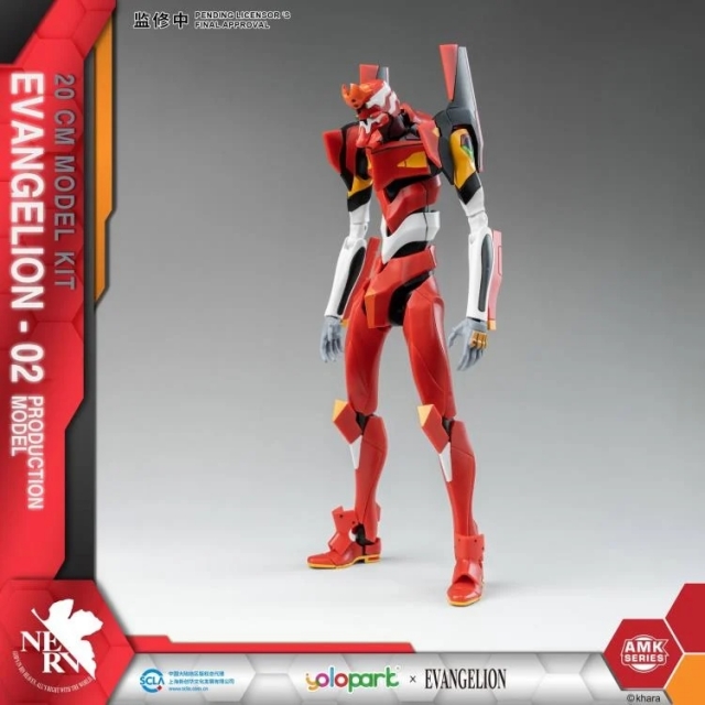 EVA-02 Production Model AMK Series Model Kit | Rebuild of Evangelion | Yolopark