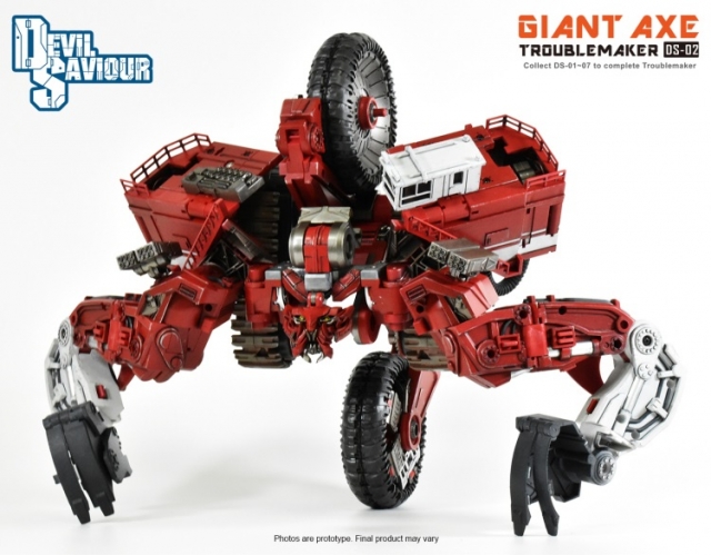 Troublemaker DX Combiner Set of 8 | Devil Saviour Construction Combiner