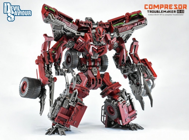 Troublemaker DX Combiner Set of 8 | Devil Saviour Construction Combiner