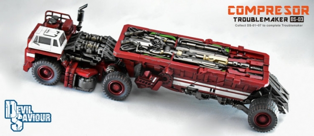 Troublemaker DX Combiner Set of 8 | Devil Saviour Construction Combiner