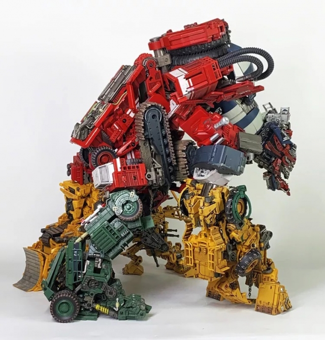 Troublemaker DX Combiner Set of 8 | Devil Saviour Construction Combiner