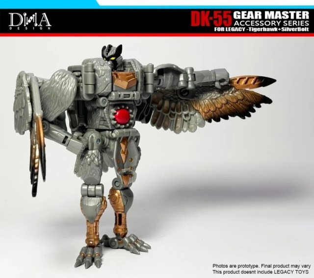 DK-55 Upgrade Kit for Transformers: Legacy United Leader Tigerhawk and Voyager Silverbolt | Dna Design | Upgrade Kit