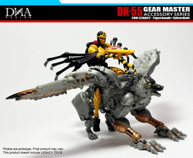 DK-55 Upgrade Kit for Transformers: Legacy United Leader Tigerhawk and Voyager Silverbolt | Dna Design | Upgrade Kit