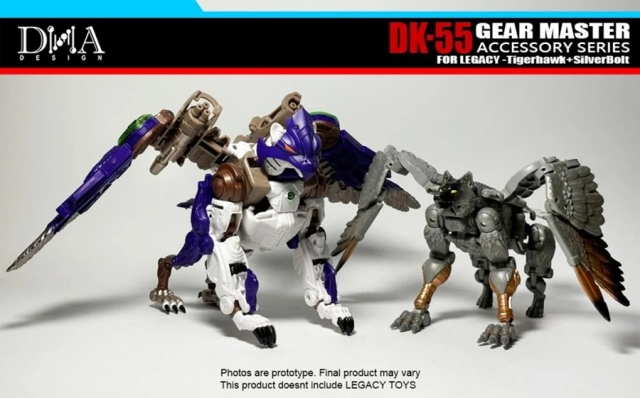DK-55 Upgrade Kit for Transformers: Legacy United Leader Tigerhawk and Voyager Silverbolt | Dna Design | Upgrade Kit