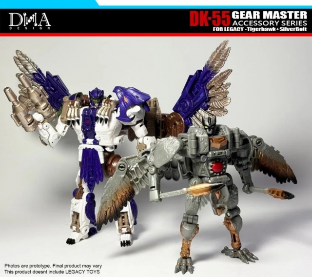 DK-55 Upgrade Kit for Transformers: Legacy United Leader Tigerhawk and Voyager Silverbolt | Dna Design | Upgrade Kit