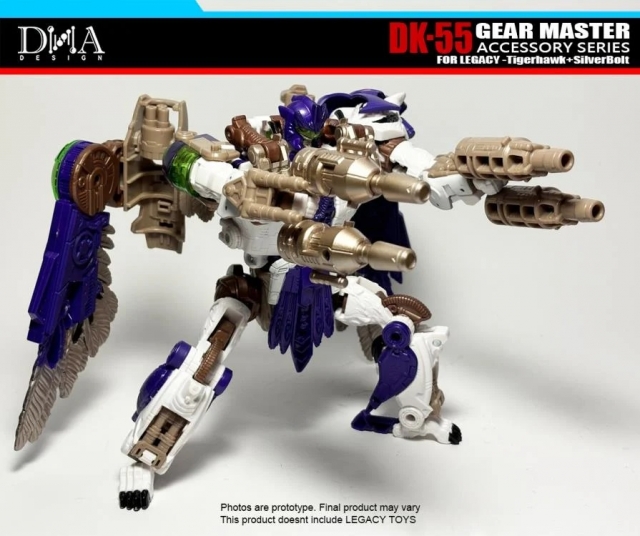 DK-55 Upgrade Kit for Transformers: Legacy United Leader Tigerhawk and Voyager Silverbolt | Dna Design | Upgrade Kit