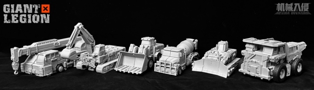 Giant Legion Set of 6 | Heavy Duty Builder | Mecha Invasion