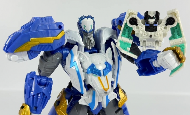 Star Raider Thundertron, Star Raider Nightstrike, Infernac Universe Calcitron Set of 3 Leader Class | Transformers: Legacy United