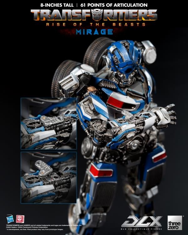 Mirage DLX Scale Collectible Figure | Transformers: Rise Of The Beasts | threezero