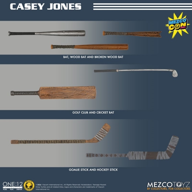 Casey Jones One:12 Collective SDCC Exclusive | Teenage Mutant Ninja Turtles | Mezco Toyz