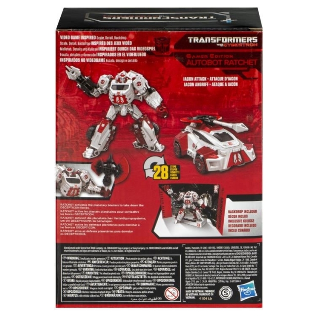 09 Autobot Ratchet Gamer Edition Voyager Class | Transformers Studio Series | Transformers: War for Cybertron