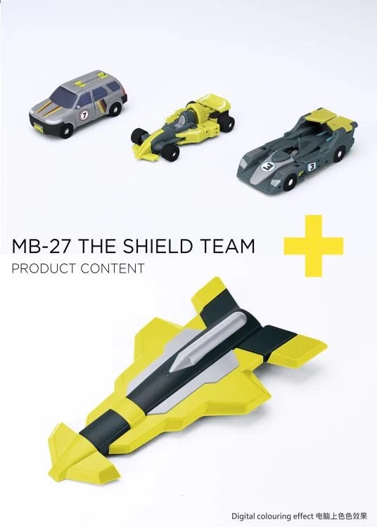 MB-27 The Shield Team Set of 3 | Fans Hobby Master Builder