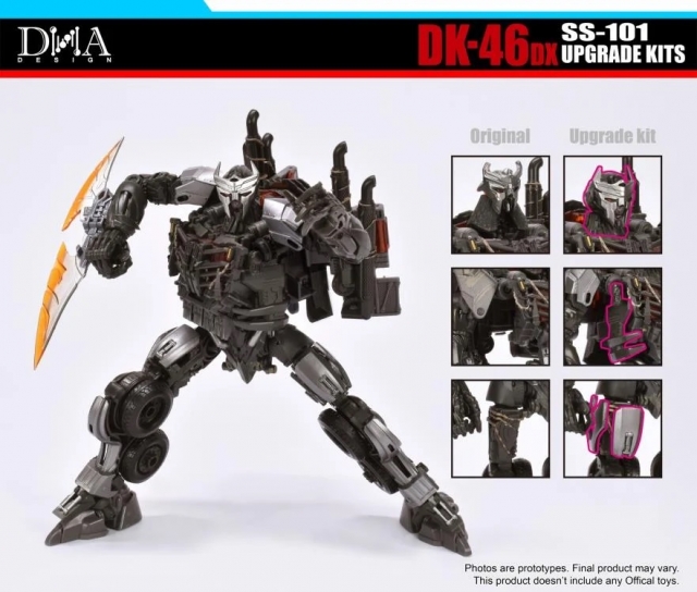 DK-46DX Upgrade Kit for Transformers Studio Series SS-101 Scourge | Dna Design | Upgrade Kit