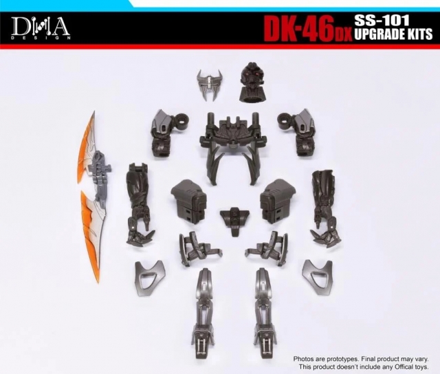 DK-46DX Upgrade Kit for Transformers Studio Series SS-101 Scourge | Dna Design | Upgrade Kit