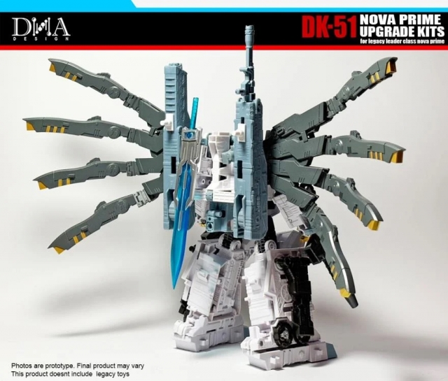 DK-51 Upgrade Kit for Transformers: Legacy Evolution Leader Class Nova Prime | Dna Design | Upgrade Kit