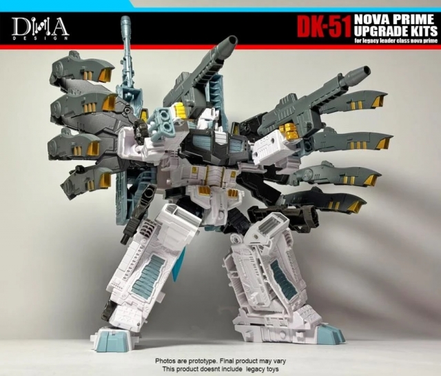DK-51 Upgrade Kit for Transformers: Legacy Evolution Leader Class Nova Prime | Dna Design | Upgrade Kit