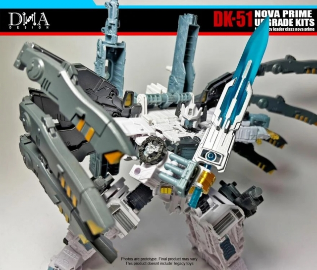 DK-51 Upgrade Kit for Transformers: Legacy Evolution Leader Class Nova Prime | Dna Design | Upgrade Kit
