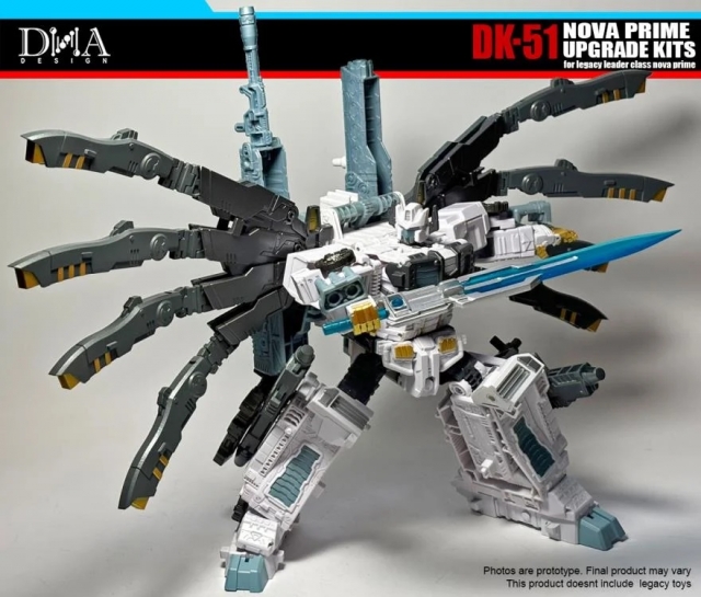 DK-51 Upgrade Kit for Transformers: Legacy Evolution Leader Class Nova Prime | Dna Design | Upgrade Kit