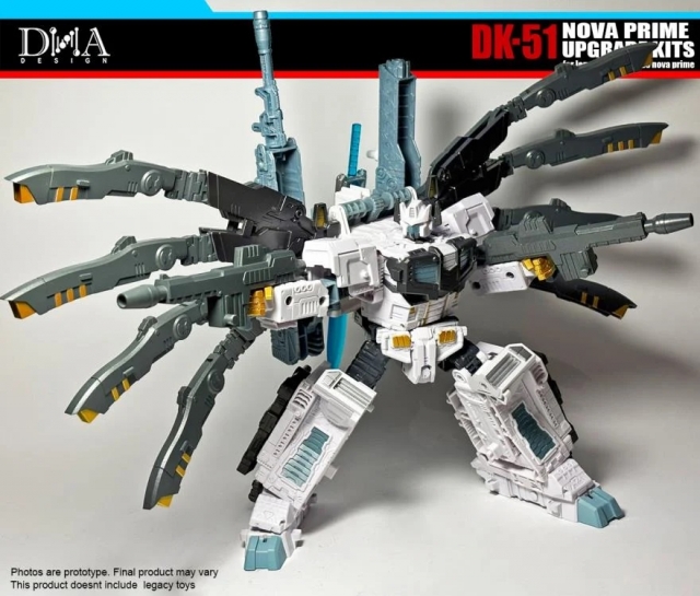 DK-51 Upgrade Kit for Transformers: Legacy Evolution Leader Class Nova Prime | Dna Design | Upgrade Kit