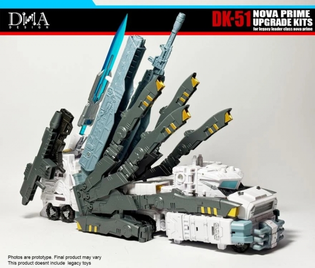 DK-51 Upgrade Kit for Transformers: Legacy Evolution Leader Class Nova Prime | Dna Design | Upgrade Kit