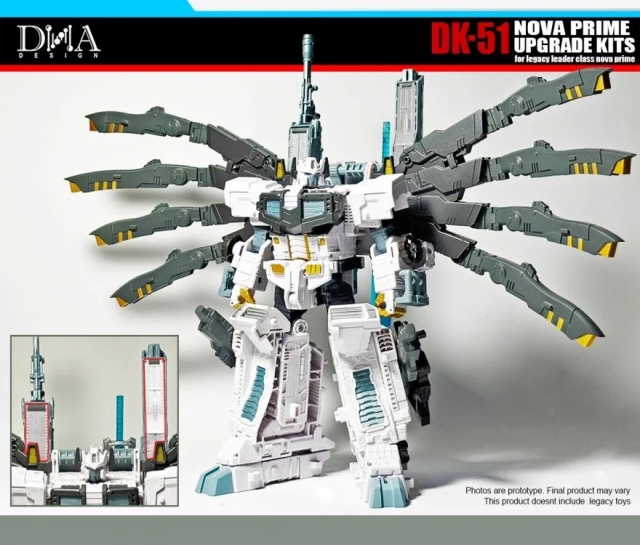 DK-51 Upgrade Kit for Transformers: Legacy Evolution Leader Class Nova Prime | Dna Design | Upgrade Kit