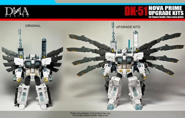 DK-51 Upgrade Kit for Transformers: Legacy Evolution Leader Class Nova Prime | Dna Design | Upgrade Kit