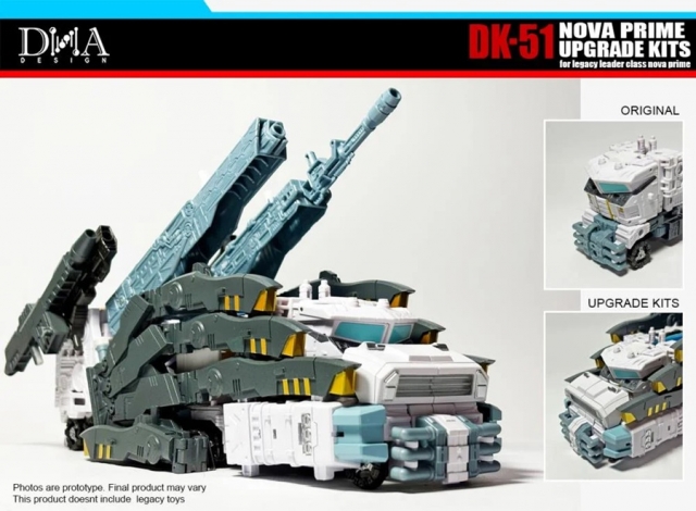 DK-51 Upgrade Kit for Transformers: Legacy Evolution Leader Class Nova Prime | Dna Design | Upgrade Kit