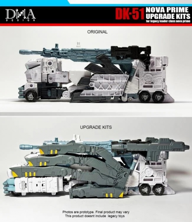 DK-51 Upgrade Kit for Transformers: Legacy Evolution Leader Class Nova Prime | Dna Design | Upgrade Kit