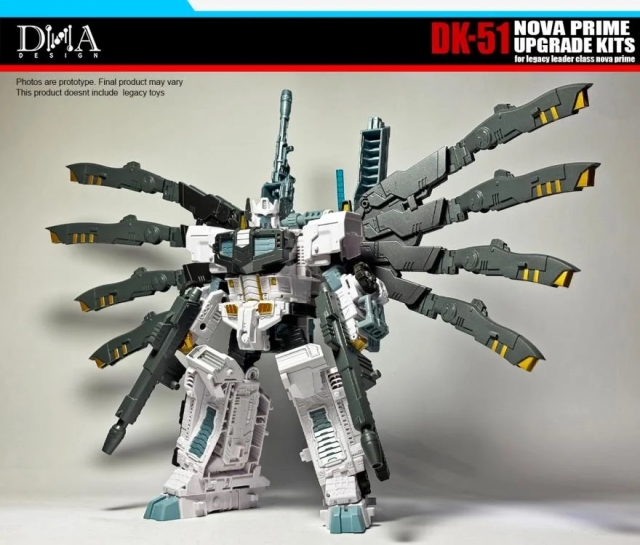 DK-51 Upgrade Kit for Transformers: Legacy Evolution Leader Class Nova Prime | Dna Design | Upgrade Kit